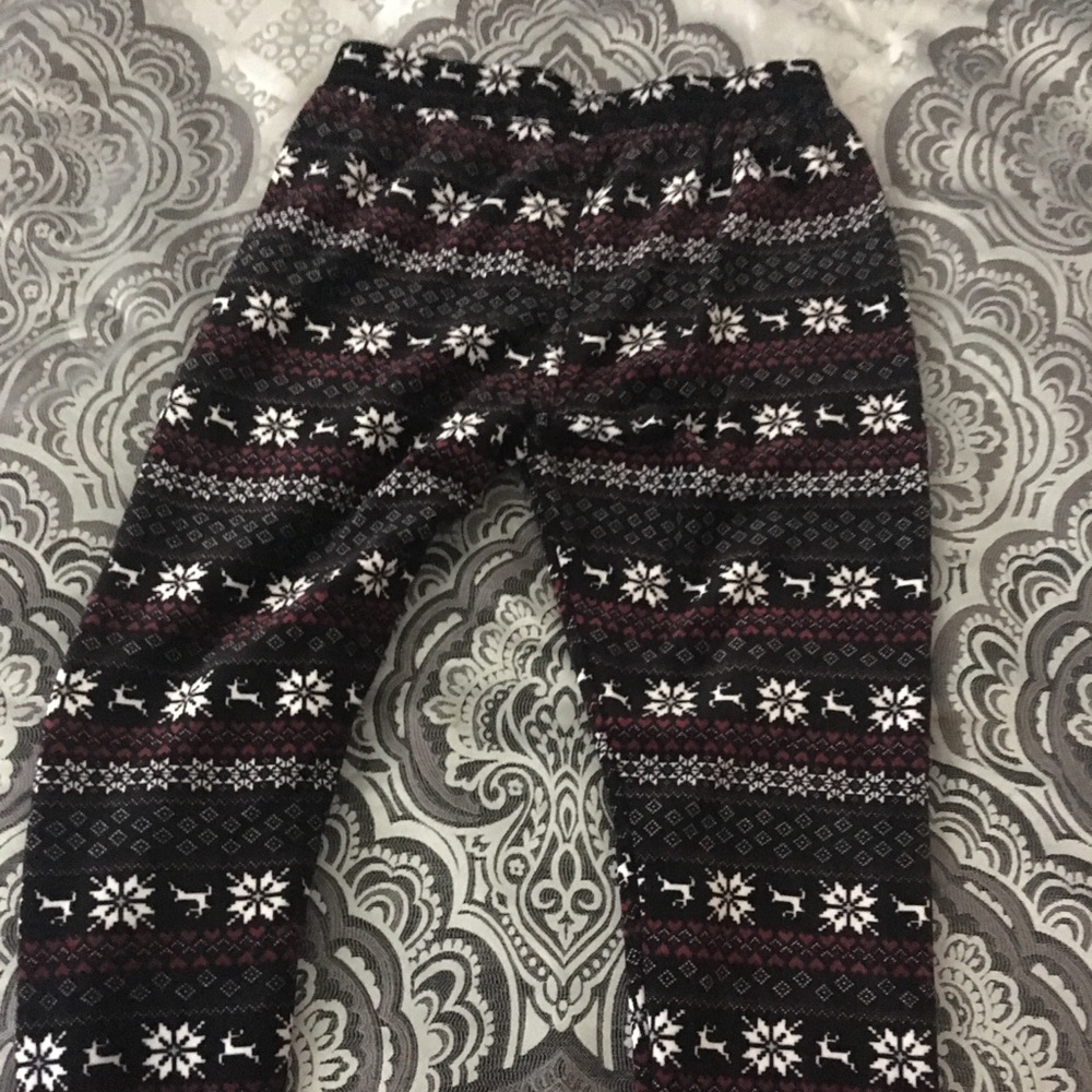 Nordic/winter print leggings